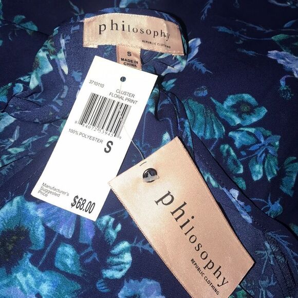 ✨ Philosophy Apparel
Floral Cold-Shoulder Tunic✨ - Picture 5 of 8